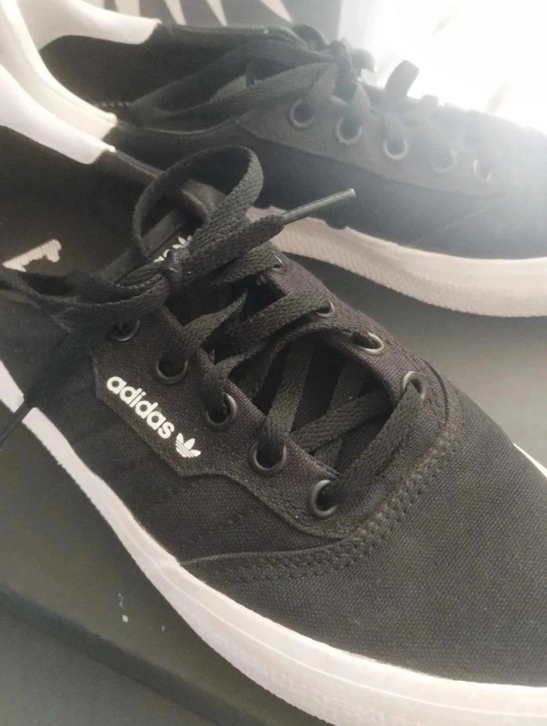 Tênis feminino em lona preta, Adidas P39 1/3 – photo 4